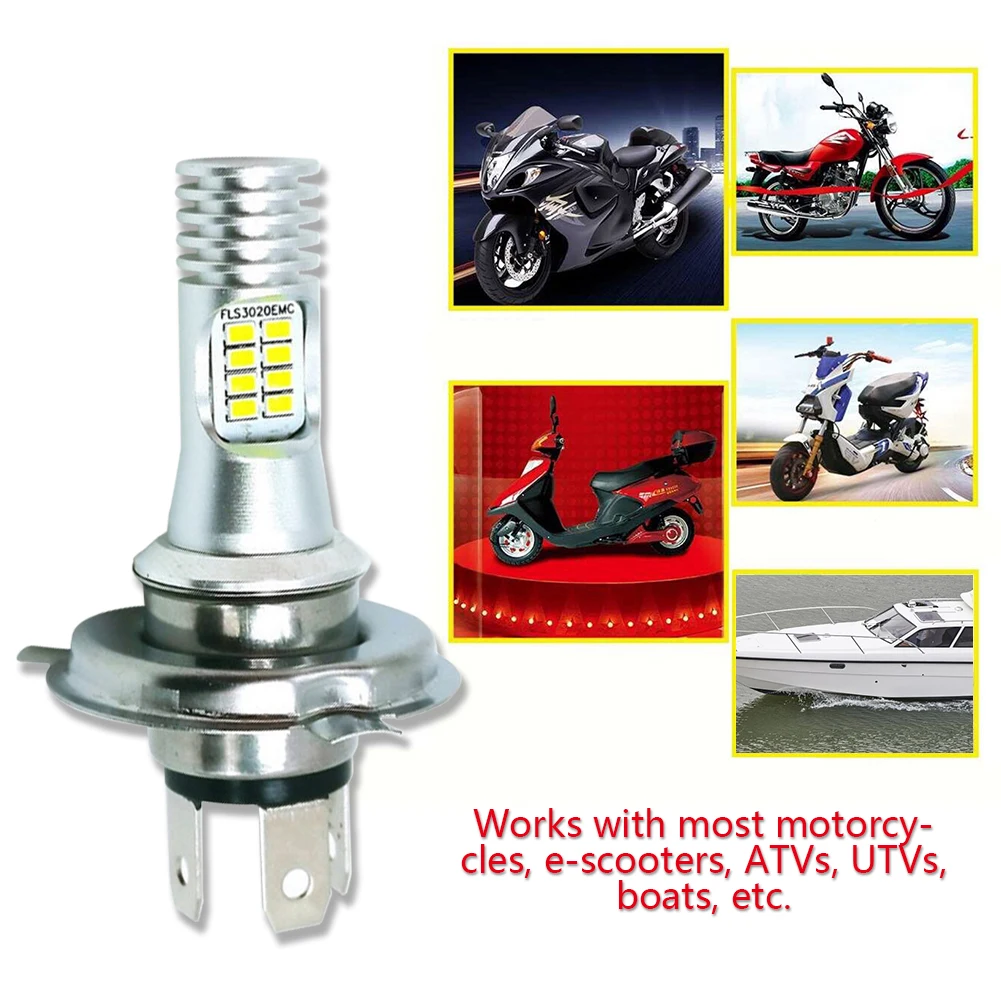 10000Lm H4 LED Moto H6 BA20D P15D светодиодные мотоциклетные лампы для фар белого цвета 6000K