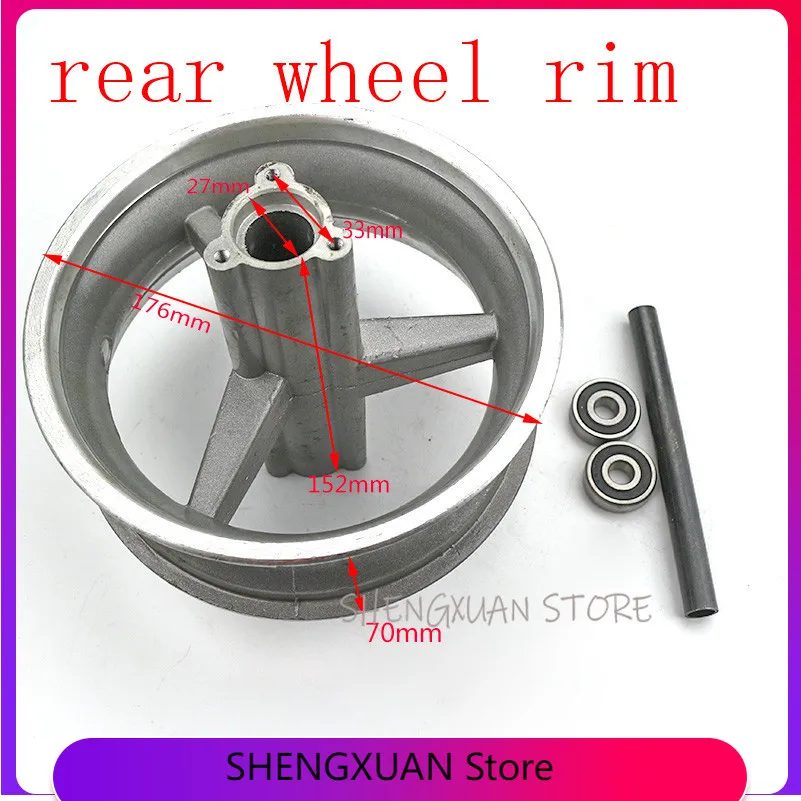 

Хорошее качество, алюминиевая Ступица колеса 110/50-6,5 и 90/65-6,5, передняя и задняя ступицы для карманного велосипеда 47cc 49cc, мини-велосипеда