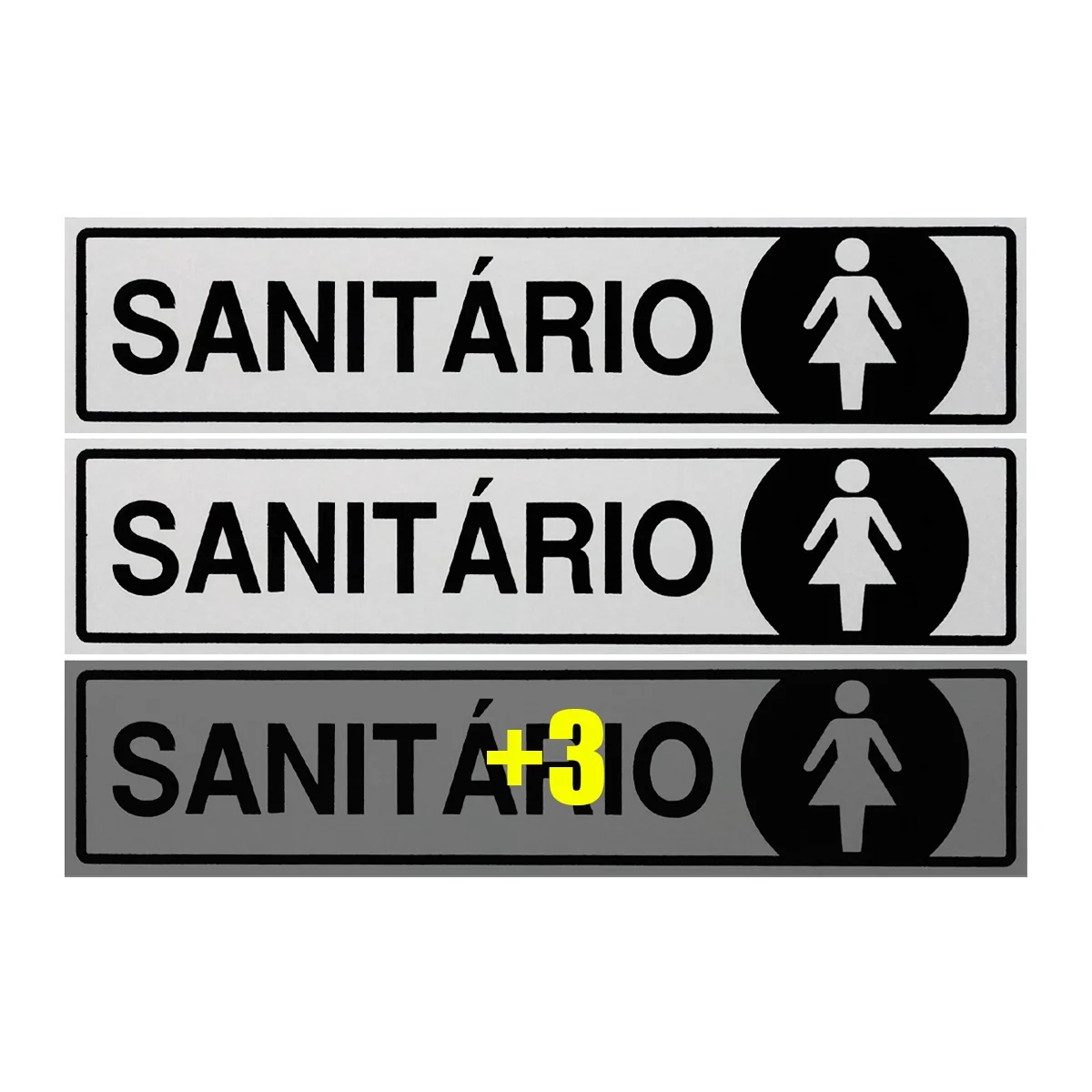

Combo 6 Women's Sanitary Signal Boards 30x7 Access-B-526 F9e