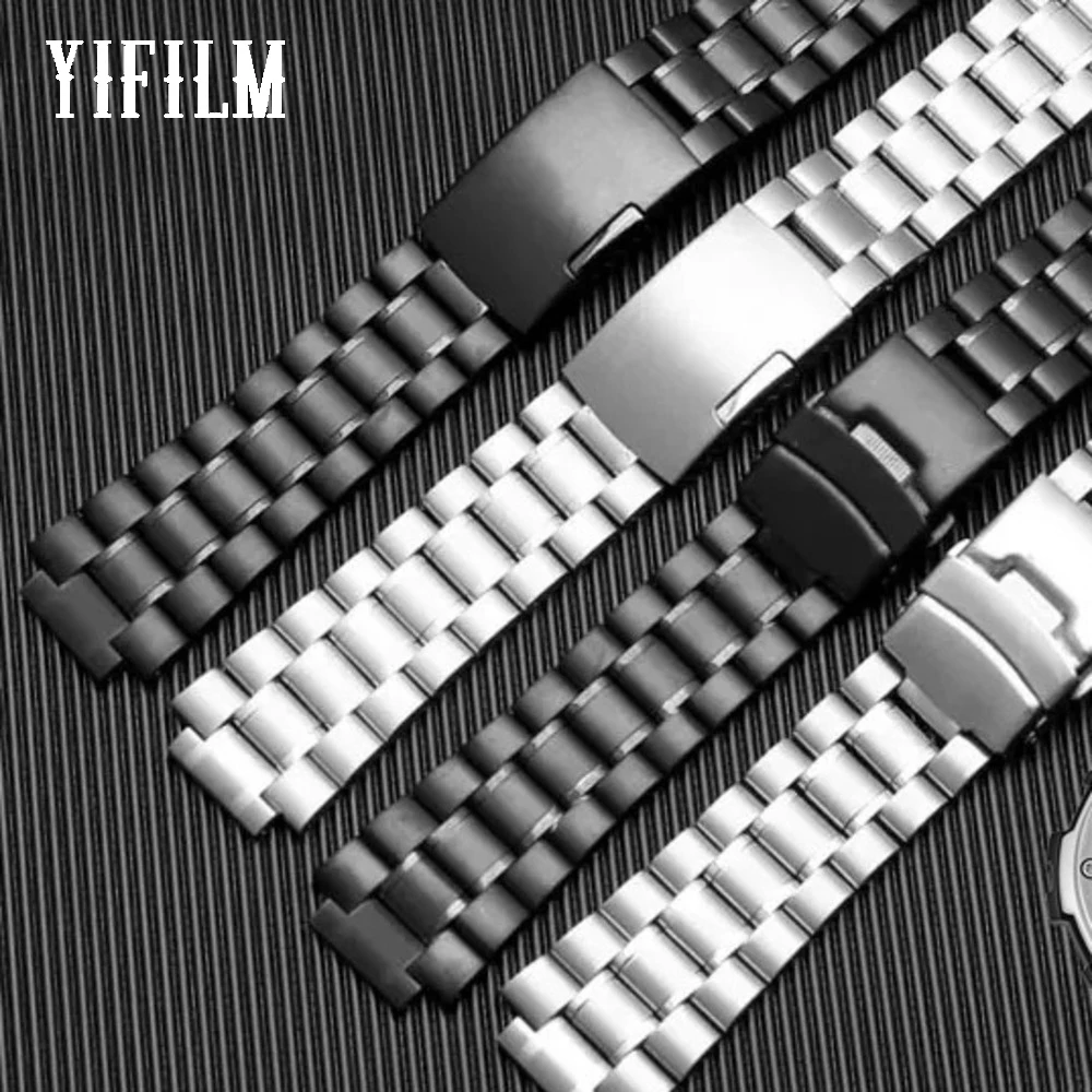 

Metal Watch Strap For Casio MWA-100HD-1A MWD-100H MWA-100HD Stainless Steel Watchband For Men 20mm 24mm Belt Bracelet Wristband