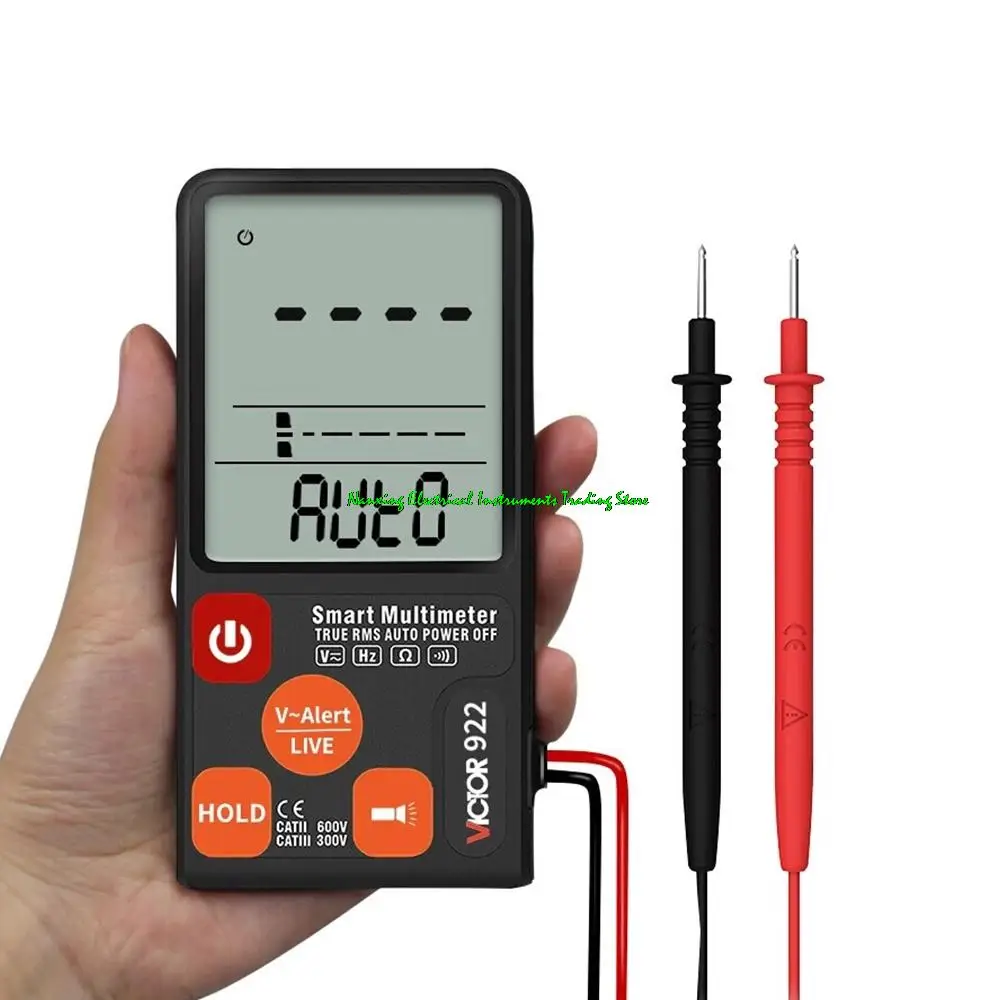 

VC922 Multimeter EBTN Display Analog Tester DC AC Voltmeter Capacitance Diode NCV Ohm Hz Test LED Live Voltage Indicatort