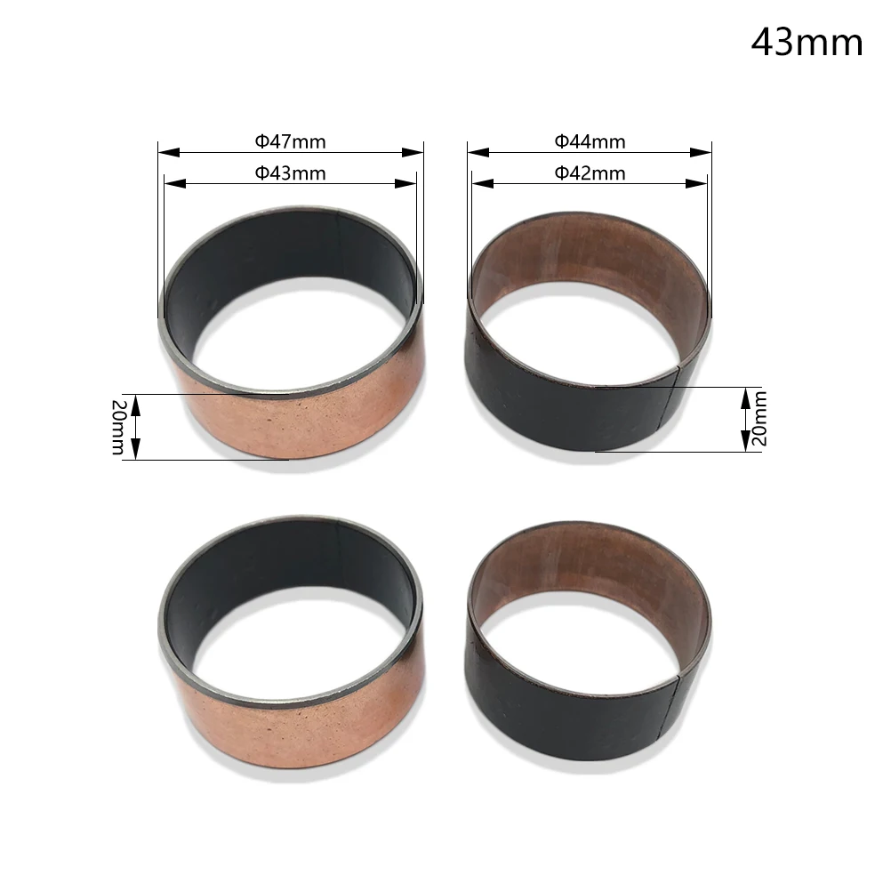 

Втулка вилки мотоцикла Универсальная, 41 мм, 43 мм, 47 мм, 48 мм, 49 мм, 4 шт.