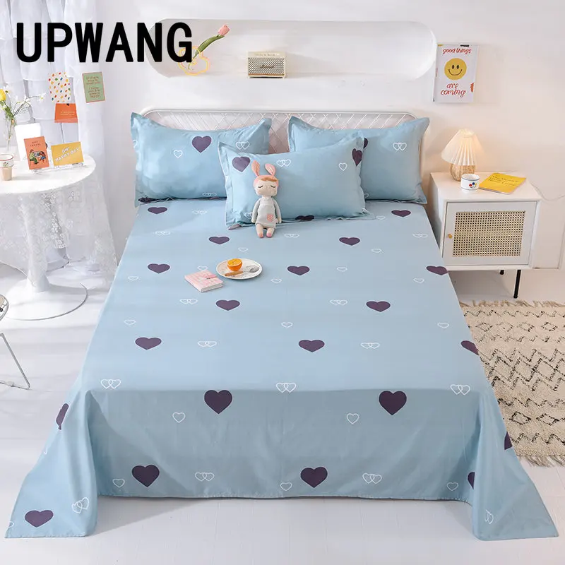 

100% хлопковое постельное белье, простыня с рисунком мандарины, плоское постельное белье, пылезащитное постельное белье, плоская простыня CD28