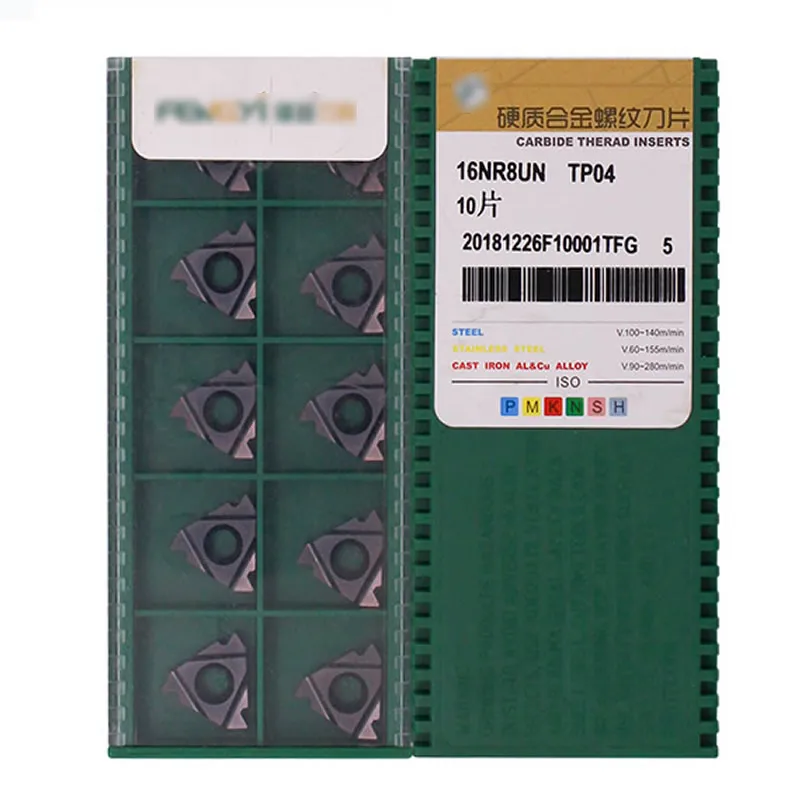 10 шт. 11NR 16ER 16NR 32UN 28UN 24UN 20UN 18UN 16UN 14UN 12UN 11.5UN 11UN 10UN 9UN 8UN M20 TP04 Инструменты с ЧПУ Вставки