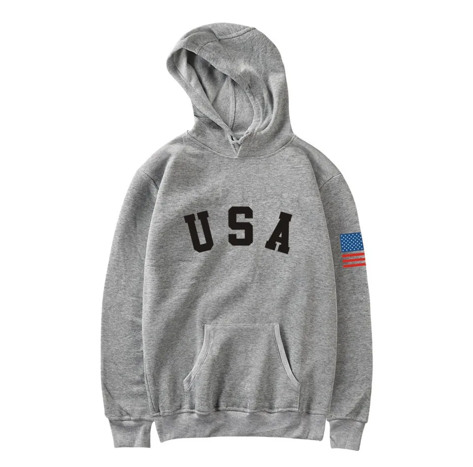 

65% Cotton Sweatshirts Print USA Hoodies Men/Women Letter Hoodies Long Sleeve Kpop Sweatshirts Men's Harajuku Hoodies