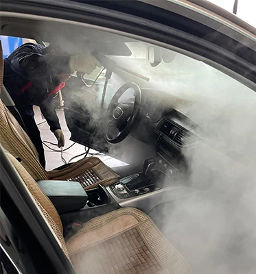 Фото Сертифицированная по стандарту CE паровая автомойка 8 бар 170 ℃   Высокотемпературный пароочиститель высокого давления для чистки автомобилей, 6 кВт №2