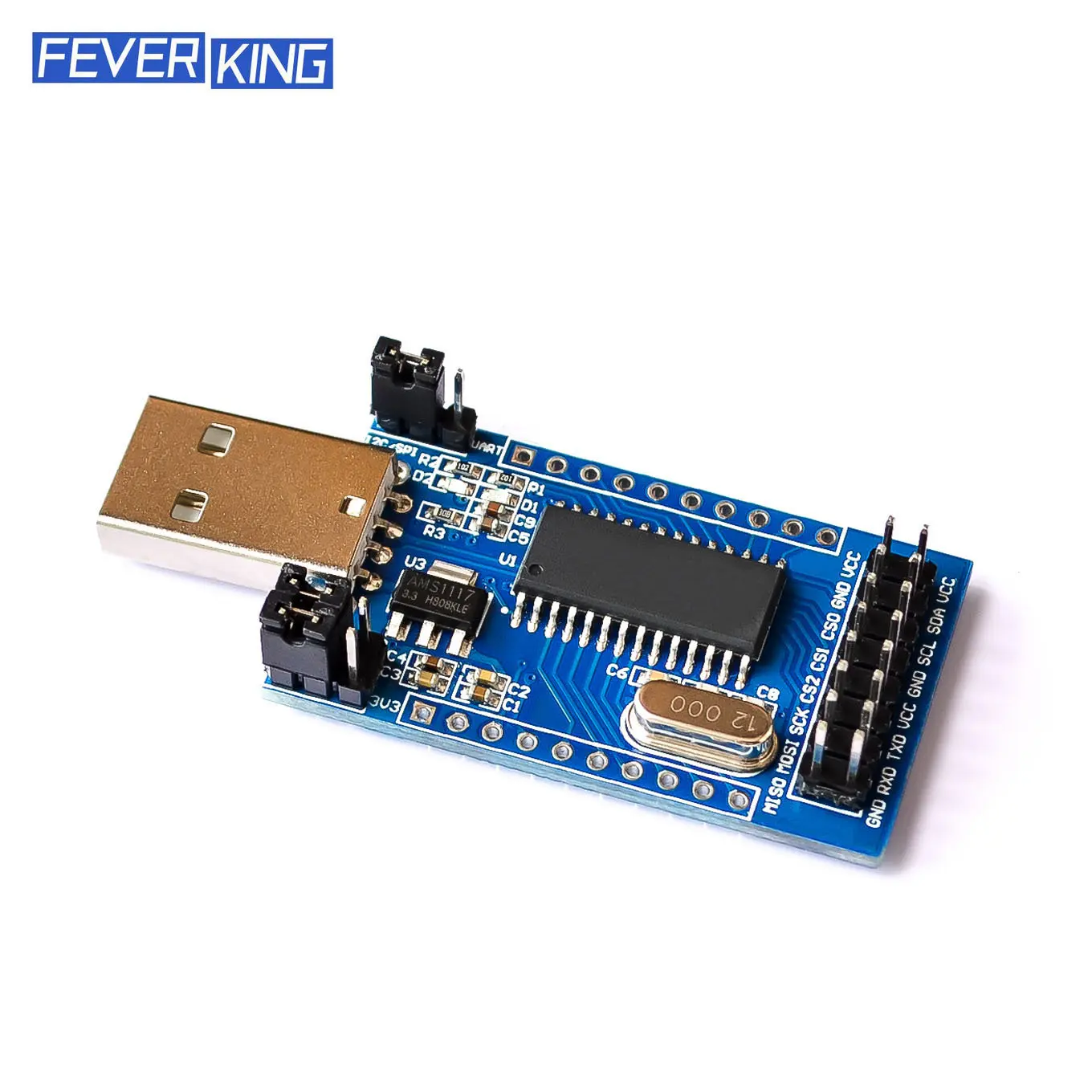 

CH341A Programmer USB To UART IIC SPI I2C Convertor Parallel Port Converter Onboard Operating Indicator Lamp Board Module