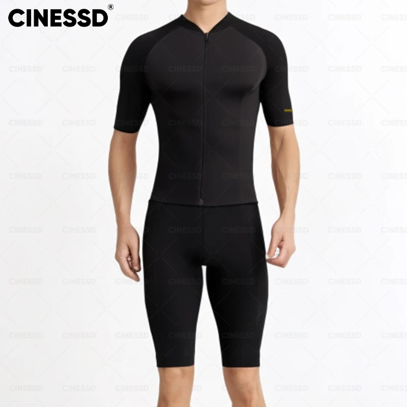 Джерси для велоспорта 2024 команда CINESSD Мужской комплект Одежда гоночного