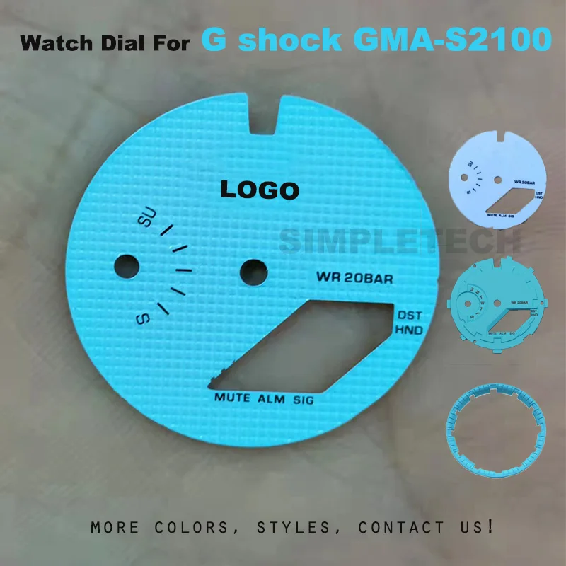 

Циферблат часов для G shock GMA-S2100 Casioak Mod Kit DIY Женские часы масштаб кольцо изменение индекса часов аксессуары для GMAS2100