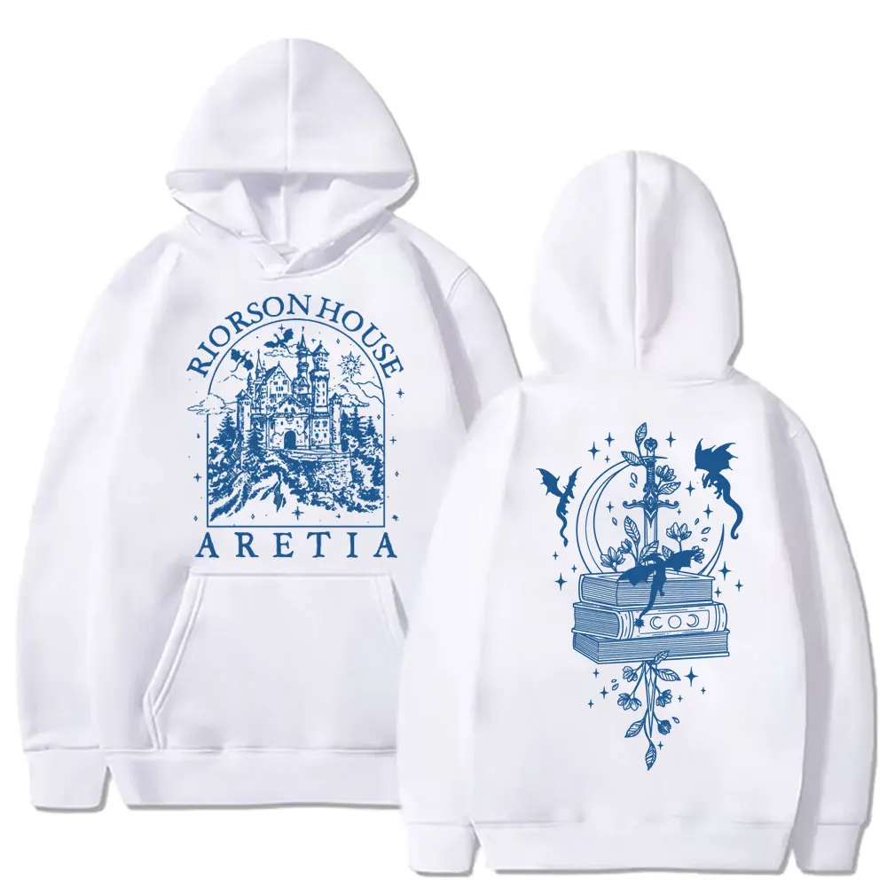 Фото Basgiath War College Riorson House Hoodie Fourth Wing Dragon Rider Fashion Sportwear Men Women Oversized Fleece Casual Pullover №1