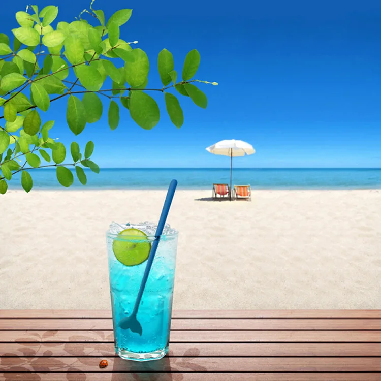 

Whale Tail Drink Coffee Stir Bar Milk Tea Juice Bar Spoon Colored Plastic Mixing Spoons Home Tableware Long Handle Bar Spoon