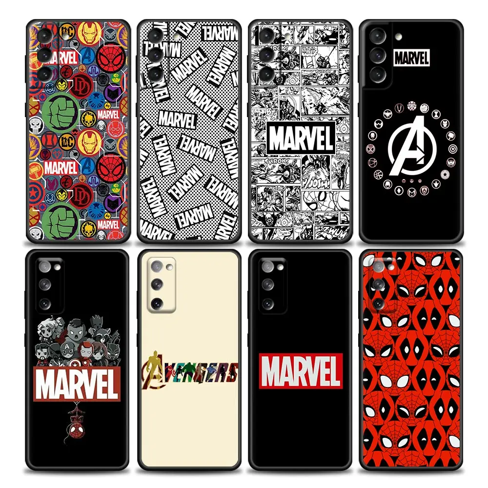 

Marvel Avengers Logo Phone Case for Samsung Galaxy S7 S8 S9 S10e S21 S20 Fe Plus Ultra 5G Soft Silicone