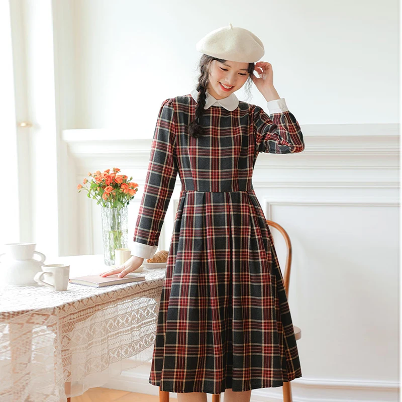 Осенне-зимнее платье для маленьких людей женское новое легкое роскошное