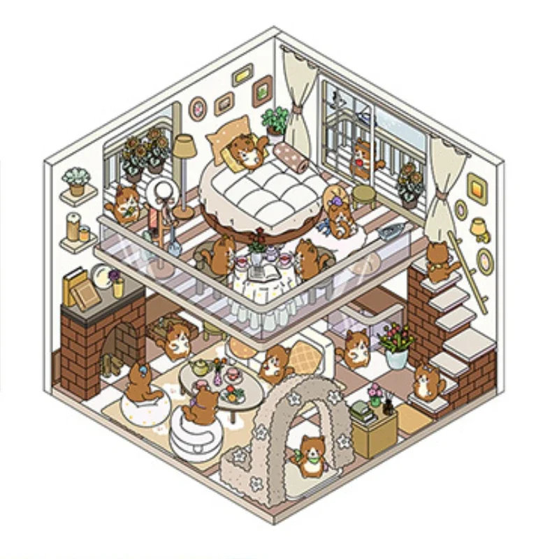 

3D наклейки Merry Christmas Cute Animals