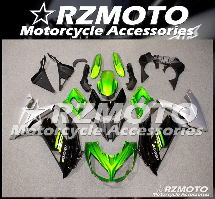 

Новый комплект обтекателей из АБС-пластика, подходит для Kawasaki Ninja 650 650R ER6F 2012 2013 2014 2015 2016 12 13 14 15 16, комплект кузова на заказ