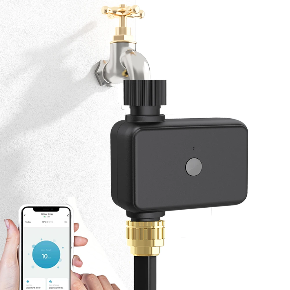 Smart Watering Timer IP55 Bluetooth WIFI Garden Automatic Irrigation System Drip Sprinkler Controller Valve Smart Life Tuya