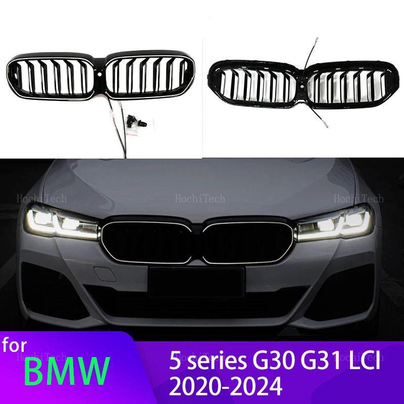Решетки для переднего бампера BMW 5 Series G30 G38 G31 Facelift LCI 2020-23