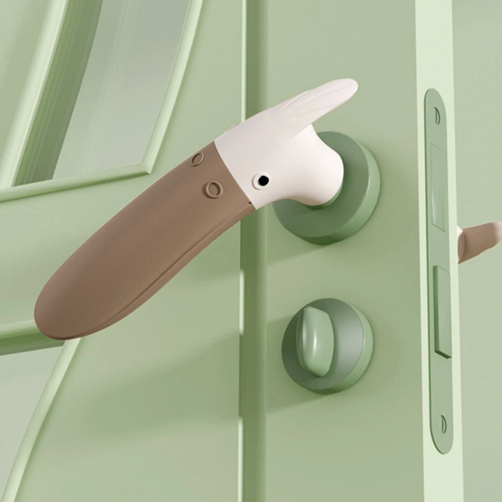 

Silicone Door Handle Cover Bird Shape Door Knob Cover Baby Child Crash Protection Door Pull Handle Protector Home Accessories