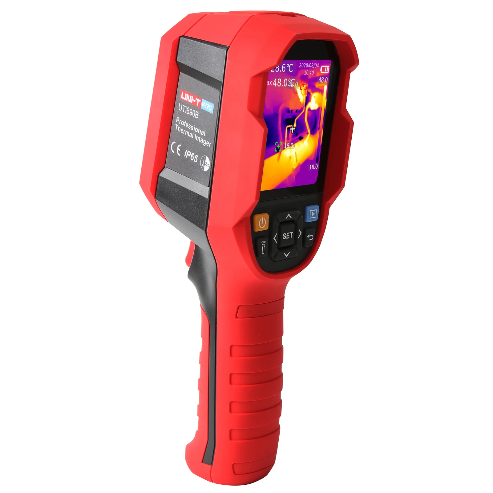 

UNI-T UTi690B -15℃ ~550℃ 2.8 Inch TFT LCD Display Screen Infrared Thermal Imager 256 * 192 Surface Temperature