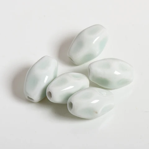 Белые керамические бусины Midofare 5 шт.