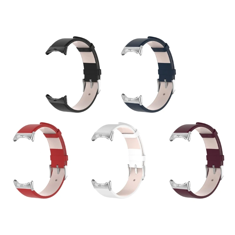 

Quick Release Smartwatch Loop-Accessories Leather Wristband Bracelet Fit for Pixel Smartwatch Breathable Replace Strap