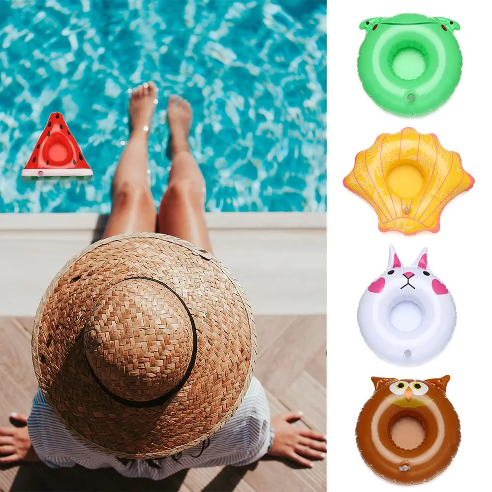 

Toys Party Decoration Pool Floaties Drink Floats Swimming Pool Float Inflatable Drink Holders Inflatable Cup Coasters