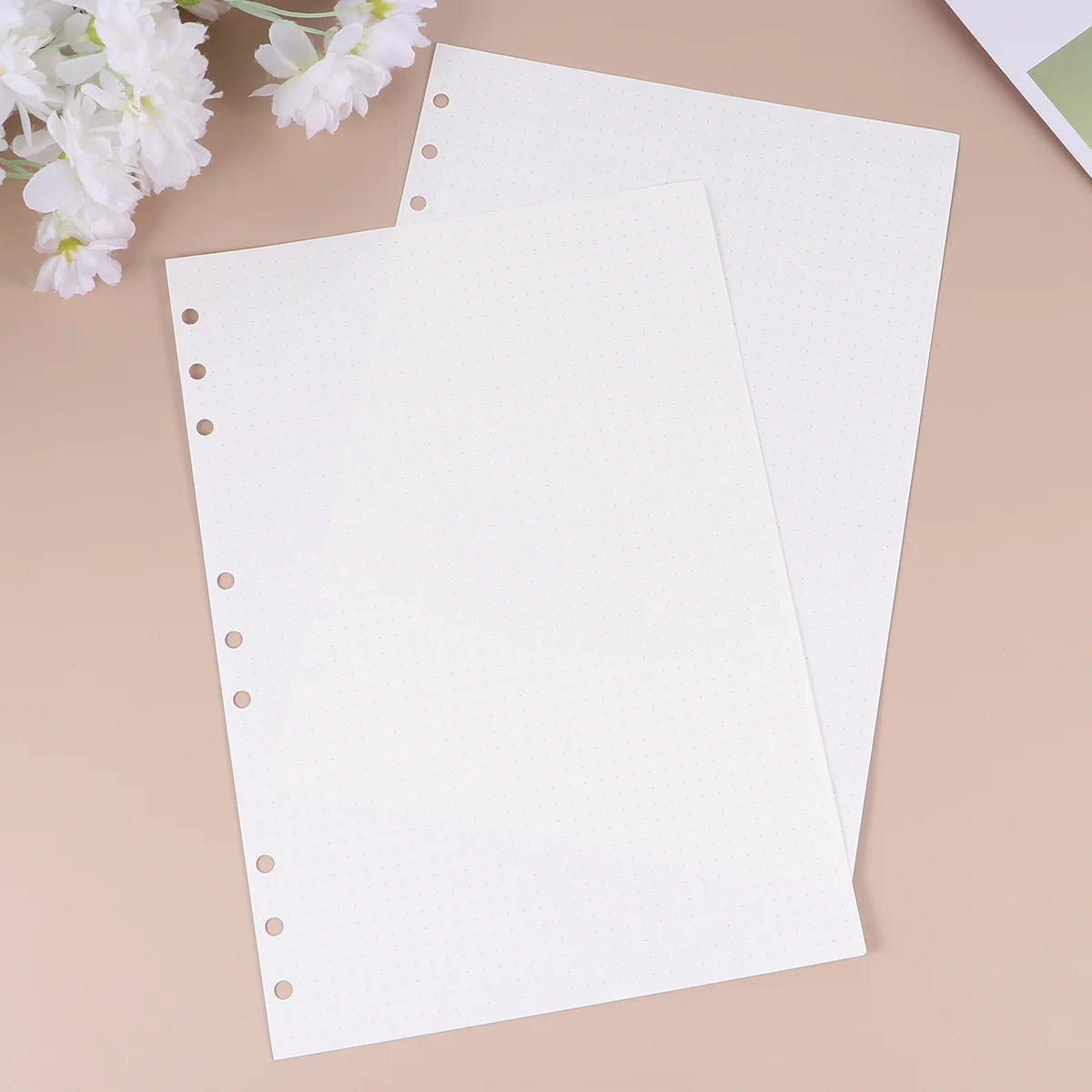 

Paper Notebook Refill Papers Pocket Loose Leaf Inner Journal Planner Replacement B5 Binder Inserts Detachable Diary Refills