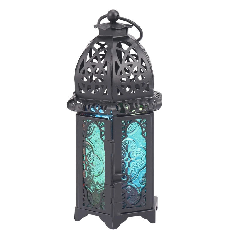 Классический марокканский декор ветрозащитные подсвечники по обету железное