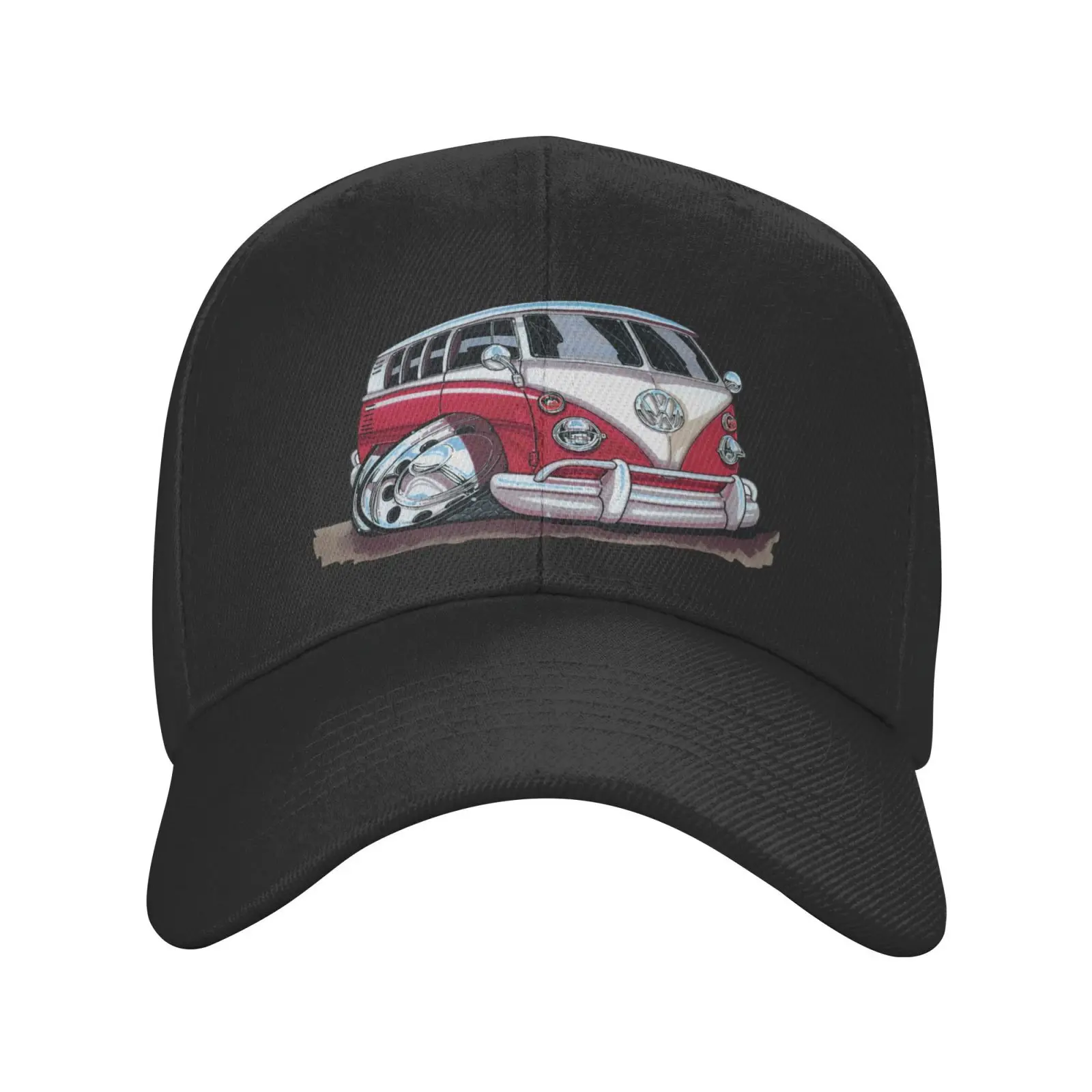 

Красная бейсболка Koolart Vw RV Van Splitty для мужчин, мужские береты, летняя шапка, Мужская Панама, шерстяная шапка, Мужская кепка атласная Кепка
