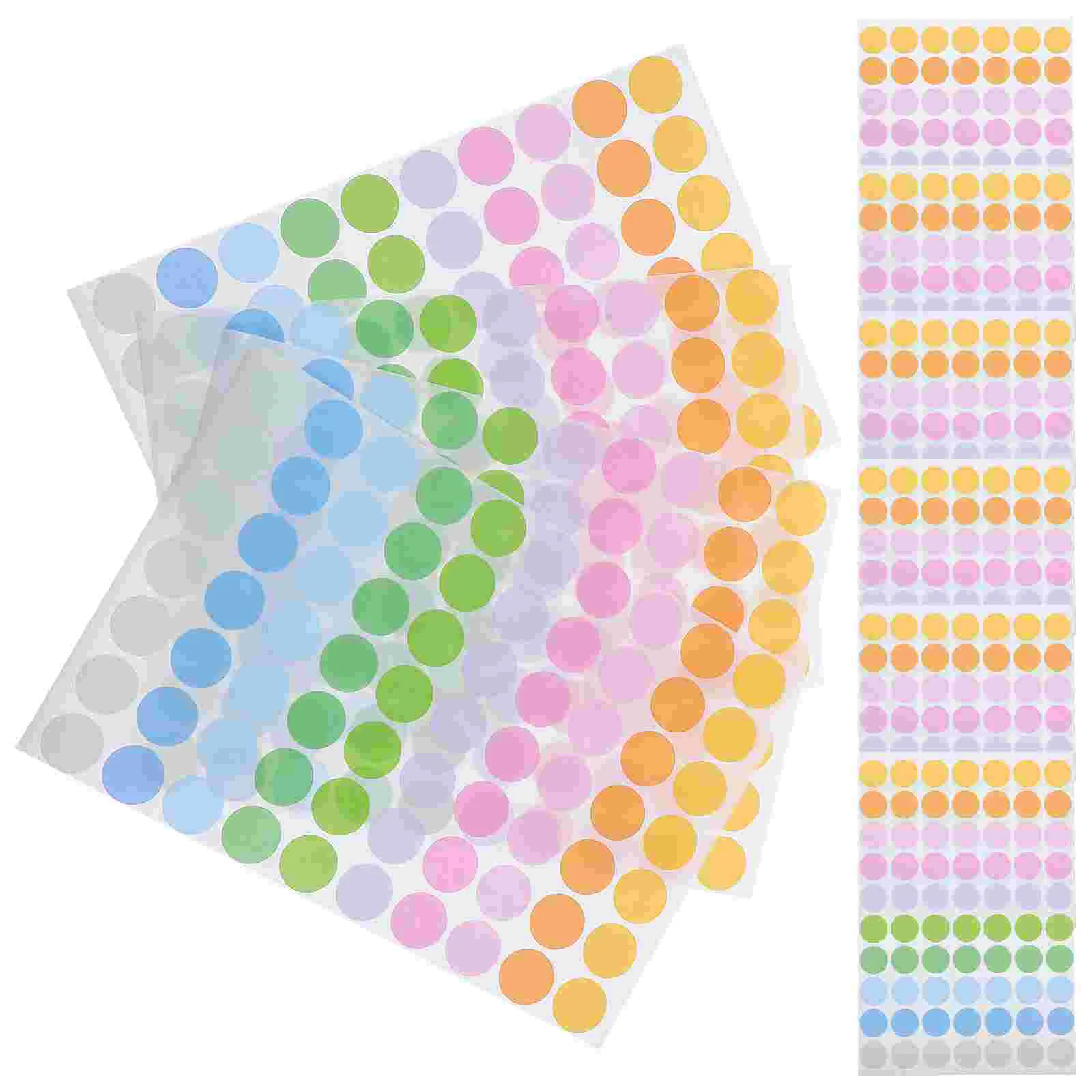 

Dot Label Seal Labels Sticker Round Stickers Office Adhesive Circle Envelopes Sealing