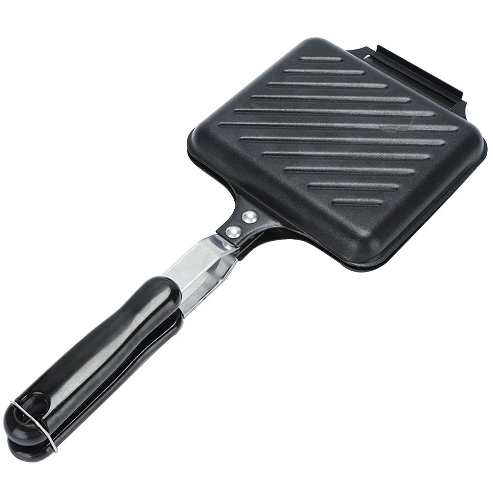 

Sandwich Pan Practical Cookware Square Baking Pancakes Non-stick Kitchen Maker Supplies Iron Mold Nonstick Frying