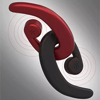 single ear bluetooth earphone bone conduction noise reduction sports headset handsfree earloop wireless earpiece for all phone