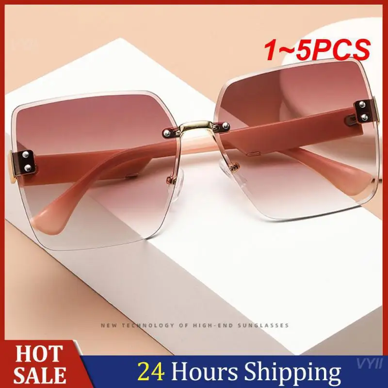 

Солнцезащитные очки без оправы с защитой от ультрафиолета Uv400, 1-5 шт.