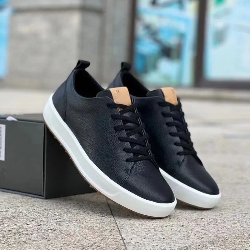 

Sneakers Men's Brand High-Grade Genuine Leather Waterproof Anti-Slip Stable Sports Outdoor Running Casual Golf Shoes