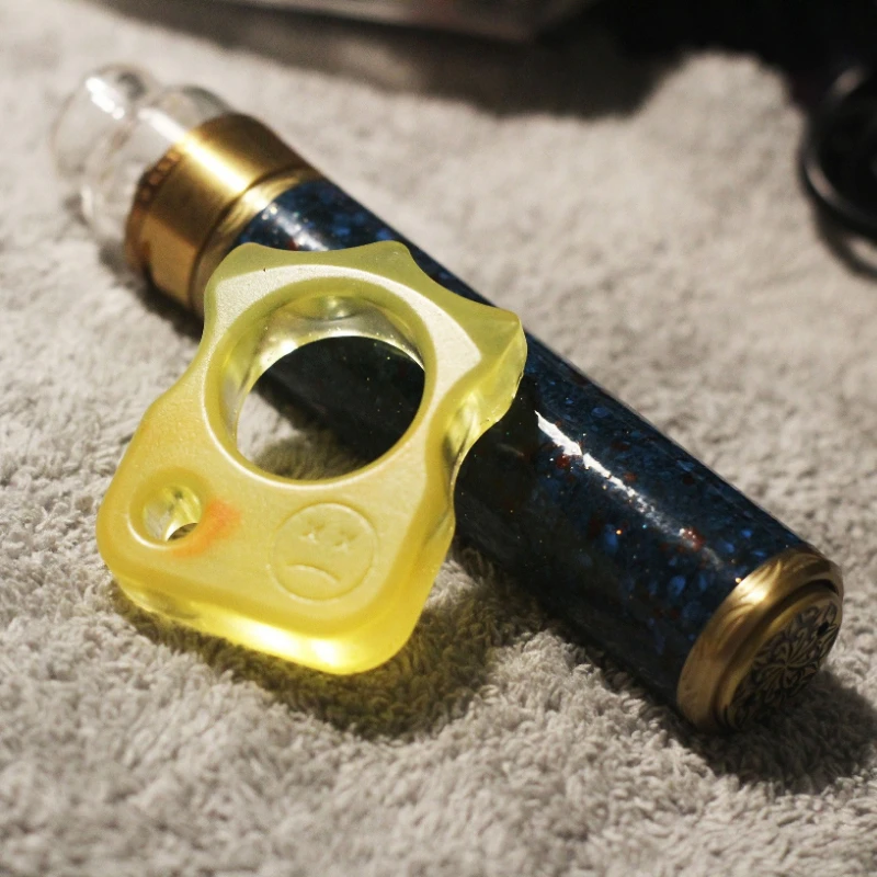 Resin Brass Knuckle Keychain Finger Lock Resin Non-Metal Handmade Bottle Opener Adult Toys