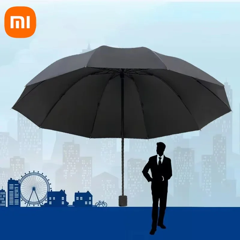 Зонт Xiaomi 130 см/51 18 дюйма 10 костей водонепроницаемый ветрозащитный ручной большой