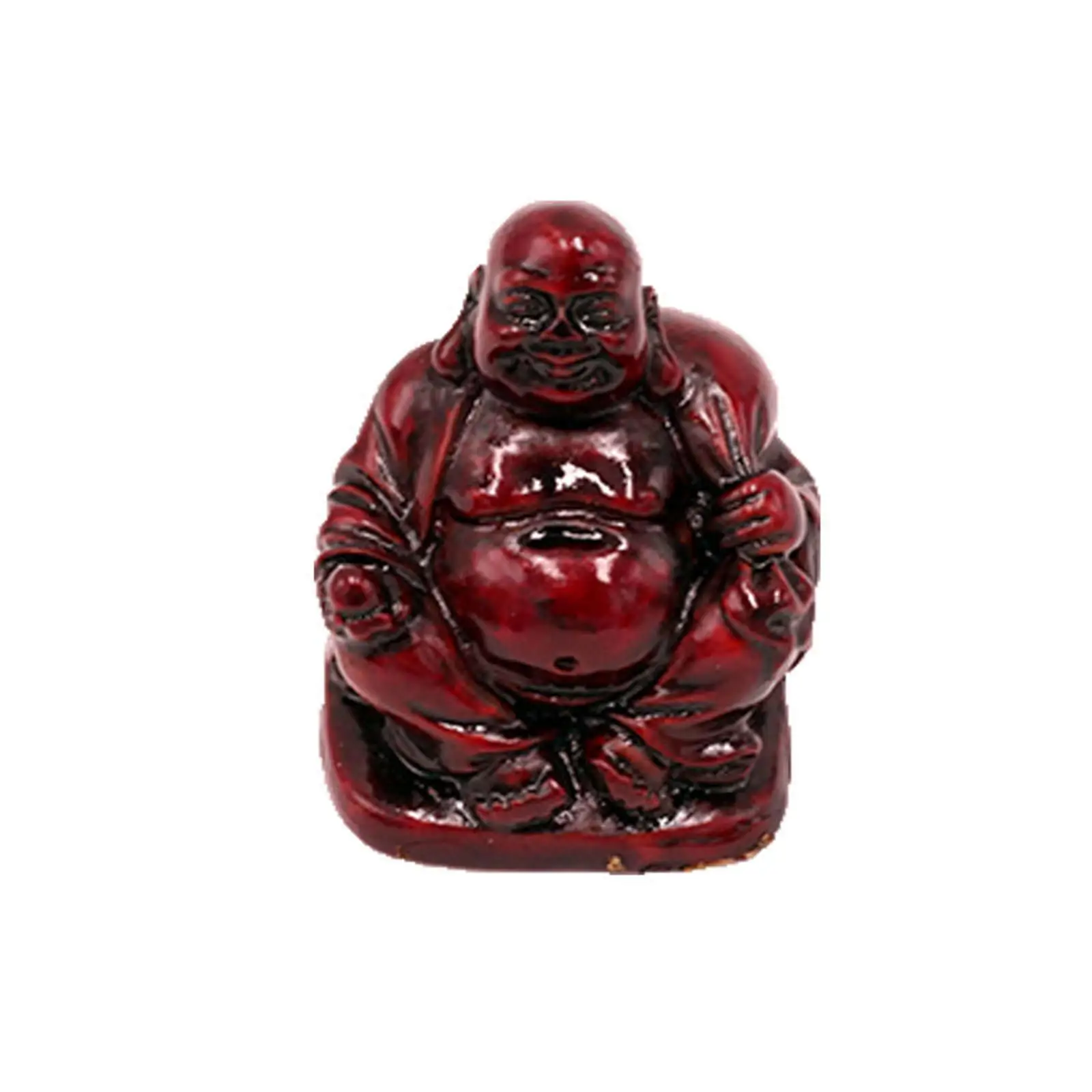 

6x Crafts Resin Buddha Figurine Statues for Interior Dashboard Decorative