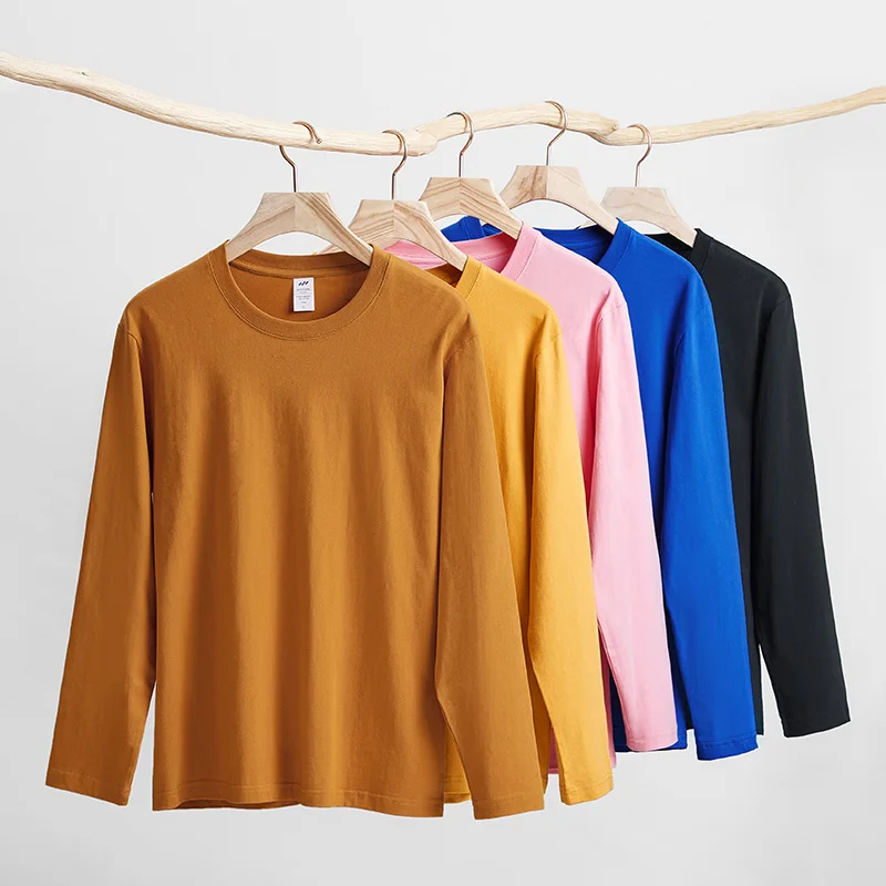 

Футболка мужская длинная однотонная, хлопок 2023, круглый вырез, базовая, повседневная, Классическая, лето 100%