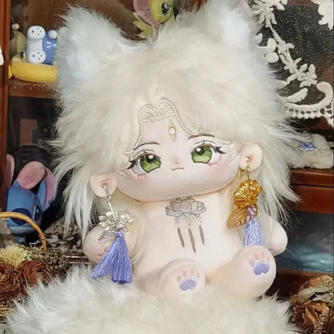 20 см аниме-игра Onmyoji Di Shi Tian Indra Monster мягкая плюшевая кукла для косплея платье тела