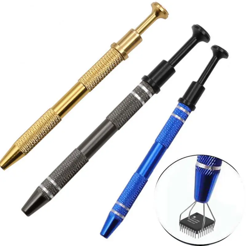 

Mobile Phone Repair Tools IC Extractor Electronic Component Blue Four Claw Picking Suction Pen Hand Tool Chip Picking IC Suck