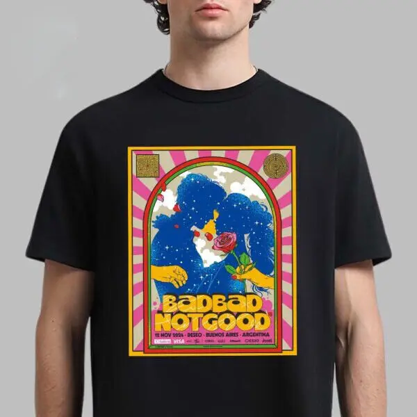 Постер Badbadnotgood для выставки в Буэнос-Айресе Аргентина клубе желаний 12 ноября