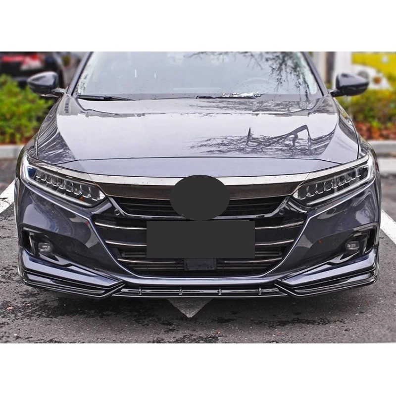 Матовая Черная передняя губа для Honda Accord 2018-2022 Модифицированная Спортивная