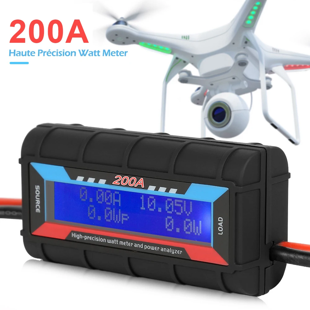 

200A Voltmeter Ammeter RC Car Battery Tester Voltage Power Energy Electric Current Monitor Meter Digital Wattmeter