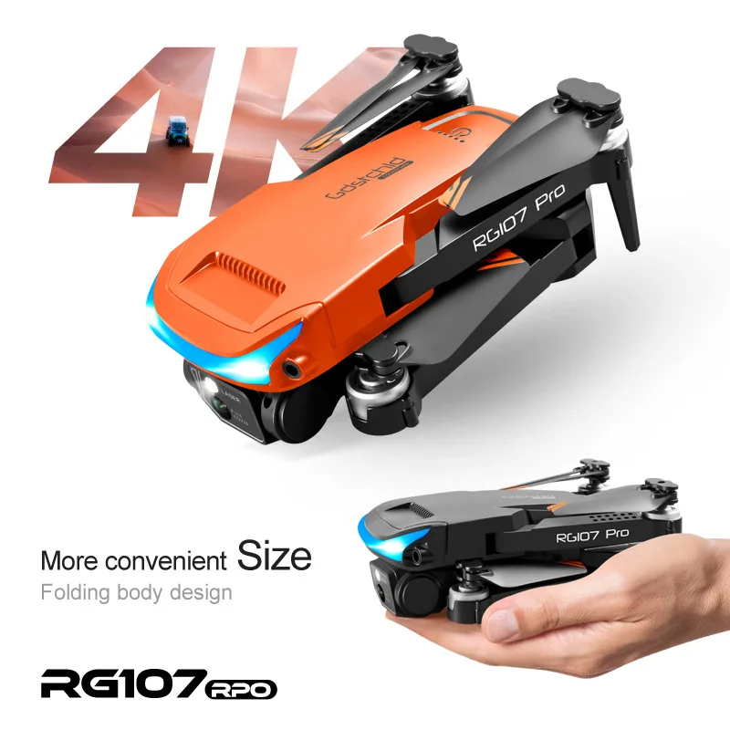 Rg107 Obstacle Avoidance Drone Hd 4K Professional Dual Camera Optical Flow Positioning Boy's Toy Quadcopter Esc Lens enlarge