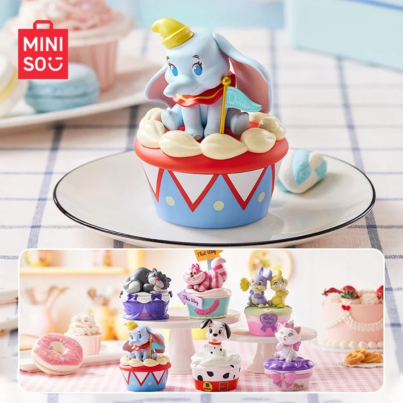 MINISO Disney животные друзья чашка торт слепая коробка анимация Люцифер Мари банка