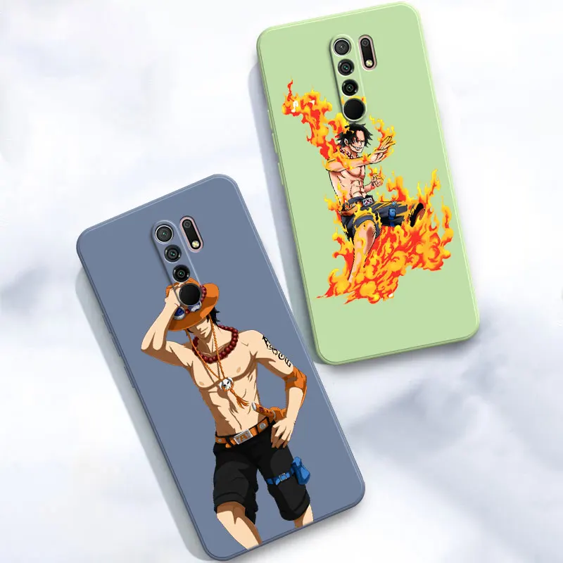 Portgas D. Ace One Piece Case For Xiaomi 12T 13 11 Lite NE 12X 12S 11T Pro 5G 11i Redmi 12C 11A A2 A1 Plus 10A 10C 9A 9T 9C
