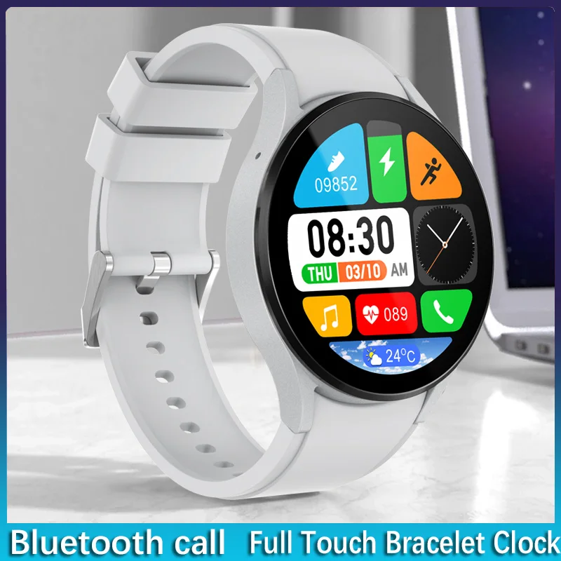 

ChiBear Bluetooth Call Smart Watch Men Voice Call Health Monitor 70+ Sports Modes IP68 Waterproof Smartwatch For Galaxy Watch 4