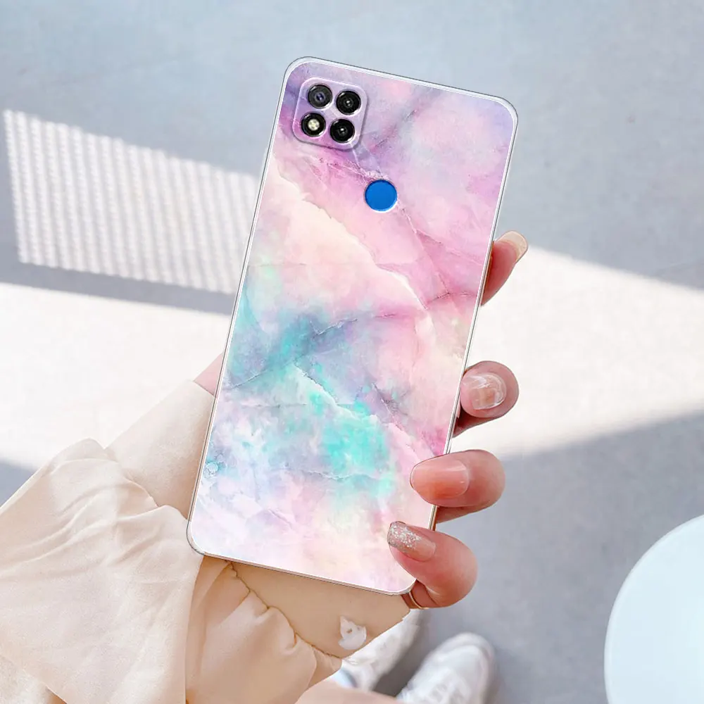Фото Чехол для Redmi 9C NFC, силиконовый мягкий защитный чехол для телефона Xiaomi Redmi 9C Coque для Redmi 9C NFC Fundas, Прозрачный бампер №4