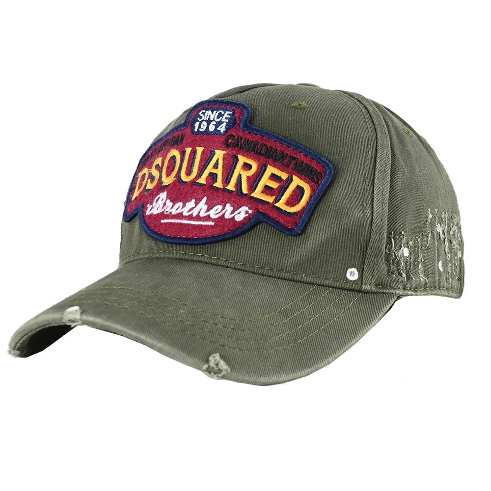 

DSQICOND2 Casual Brand Cotton Rebound Baseball Cap 2022 ICON Letter Rebound Cap DSQ Trucker Cap Bone Gorras Casquette