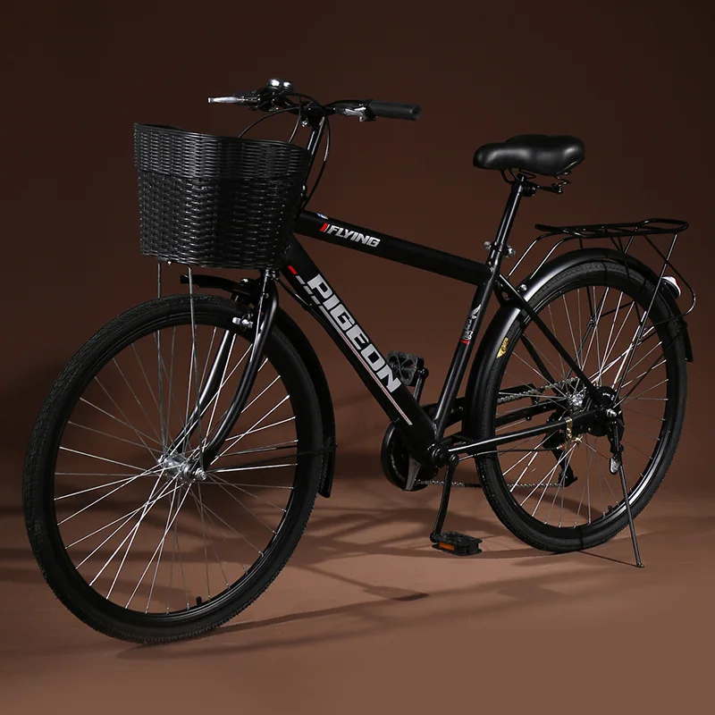 

Bicycle Men's Light Adult City 26 Inch Commuter Female College Student Adult Retro Bike